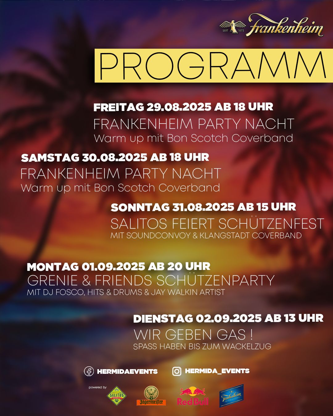 Bild Program alle Tage